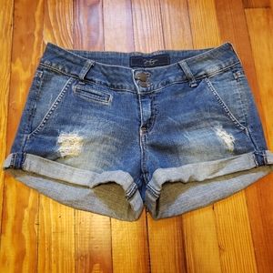 Jessica Simpson jean shorts